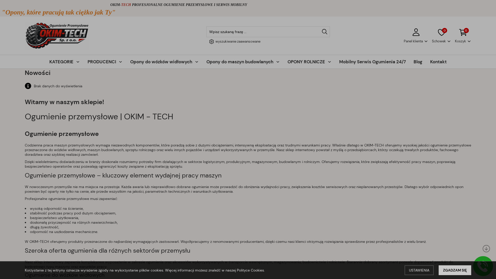 OKIM-TECH Ogumienie przemysłowe